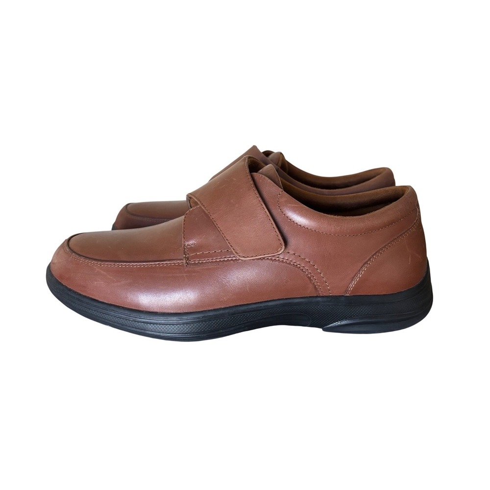Anodyne No.‎ 28 Mens 11.5 M Brown Leather Casual Comfort Shoes Strap Heritage